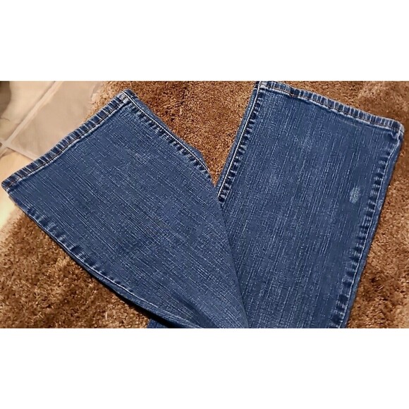 Vintage Levi's 512 Blue Denim Perfectly Slimming Boot Cut Jeans 6 28x30 Midrise - Picture 4 of 8